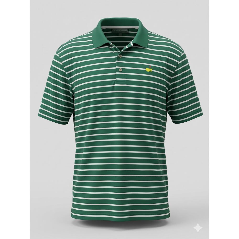 Masters Collection Mens XL Augusta Golf Dad Old Money Leisure Staple Polo Shirt